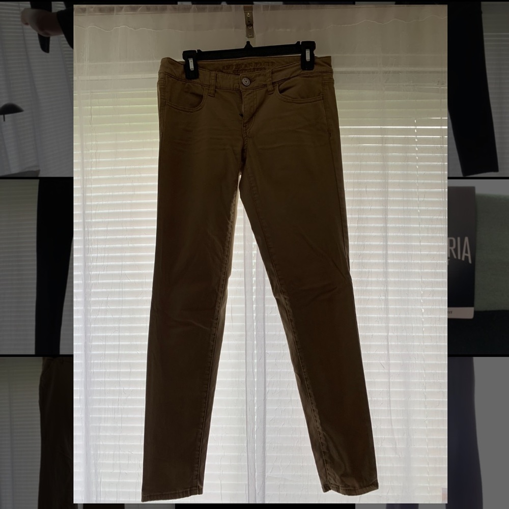 Slim khaki pant